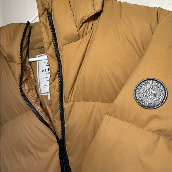 Alpine Womens Dream Puff Down Jacket - Camel/brown - XL - Picture 5 of 8